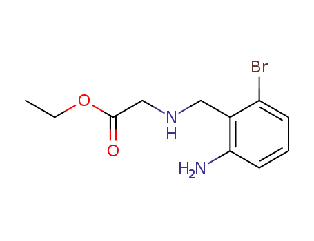 Glycine, N-[(2-amino-6-bromophenyl)methyl]-, ethyl ester
