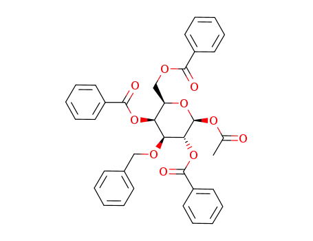 1-O-acetyl-2,4,6-tri-O-benzoyl-3-O-benzyl-β-D-galactopyranose