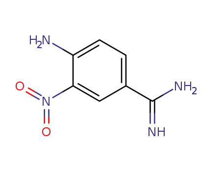 Molecular Structure of 148344-28-9 (4-amino-3-nitrobenzimidamide)