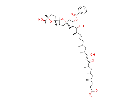 benzoic acid 3-hydroxy-1-[5'-(1-hydroxy-ethyl)-2,5'-dimethyl-octahydro-[2,2']bifuranyl-5-yl-methyl]-20-methoxycarbonyl-2,4,8,10,14,16,18-heptamethyl-11,13-dioxo-eicos-5-enyl ester