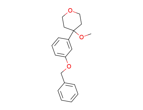 2H-Pyran, tetrahydro-4-methoxy-4-[3-(phenylmethoxy)phenyl]-