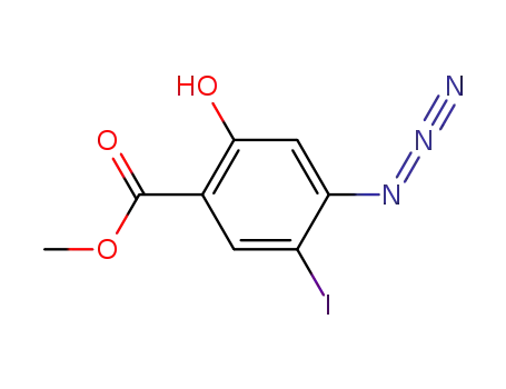 Benzoic acid, 4-azido-2-hydroxy-5-iodo-, methyl ester