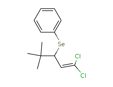 (1-tert-Butyl-3,3-dichloro-allylselanyl)-benzene