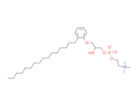 2-<<hydroxy<2-hydroxy-3-(2-hexadecylphenoxy)propoxy>phosphinyl>oxy>-N,N,N-trimethylethanaminium, hydroxide, inner salt