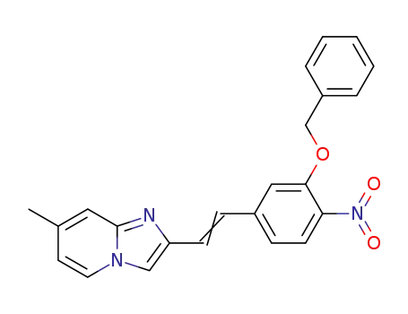 Imidazo[1,2-a]pyridine,
7-methyl-2-[2-[4-nitro-3-(phenylmethoxy)phenyl]ethenyl]-