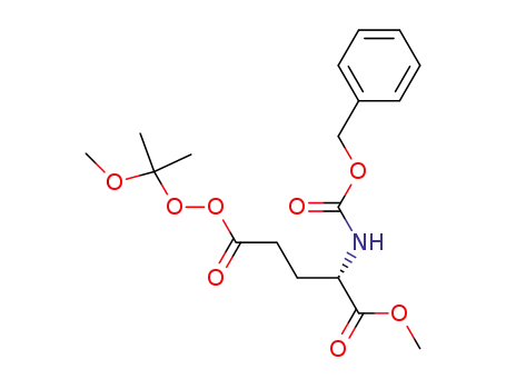 Pentaneperoxoic acid,
5-methoxy-5-oxo-4-[[(phenylmethoxy)carbonyl]amino]-,
1-methoxy-1-methylethyl ester, (4S)-