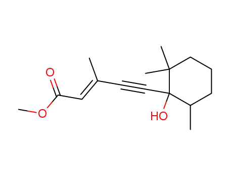 (E)-5-(1-Hydroxy-2,2,6-trimethyl-cyclohexyl)-3-methyl-pent-2-en-4-ynoic acid methyl ester
