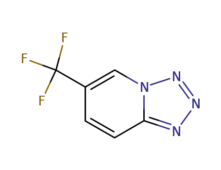 Molecular Structure of 143812-60-6 (Tetrazolo[1,5-a]pyridine, 6-(trifluoromethyl)-)