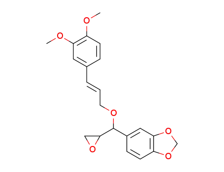 1-(3,4-methylenedioxyphenyl)-1-(3-(3,4-dimethoxyphenyl)-2-propenyloxy)-2,3-epoxypropane