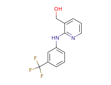 Molecular Structure of 59272-27-4 (2-(3-Trifluoromethylphenyl)amino-3-hydroxy-methylpyridine)