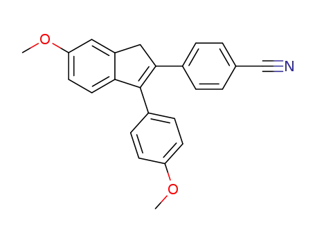 2-(4-cyanophenyl)-3-(4-methoxyphenyl)-6-methoxyindene