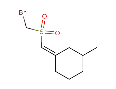 Cyclohexane, 1-[[(bromomethyl)sulfonyl]methylene]-3-methyl-, (Z)-