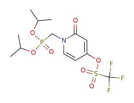 1-diisopropyloxyphosphorylmethyl-4-trifluoromethanesulfonyloxy-2-pyridone