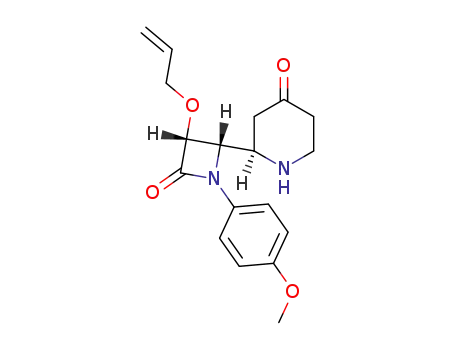 4-Piperidinone,
2-[(2S,3R)-1-(4-methoxyphenyl)-4-oxo-3-(2-propenyloxy)-2-azetidinyl]-,
(2R)-