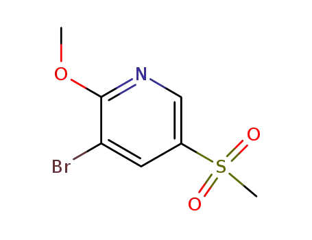 Pyridine, 3-bromo-2-methoxy-5-(methylsulfonyl)-