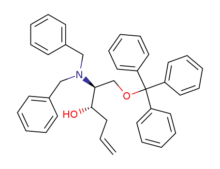threo-(2S,3S)-2-(N,N-dibenzylamino)-3-(triphenylmethoxy)-5-hexen-3-ol