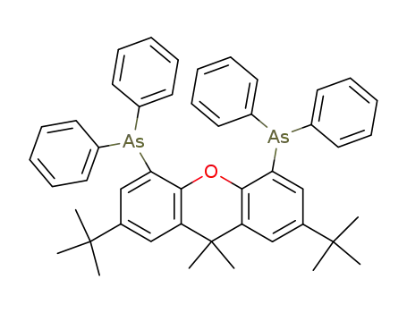 2,7-di-tert-butyl-9,9-dimethyl-4,5-bis(diphenylarsino)xanthene