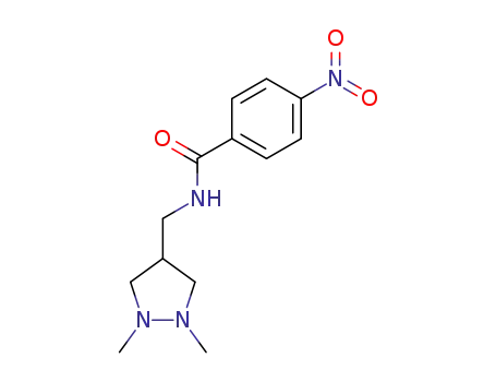4-nitro-N-(1,2-dimethyl-4-pyrazolidylmethyl)benzamide