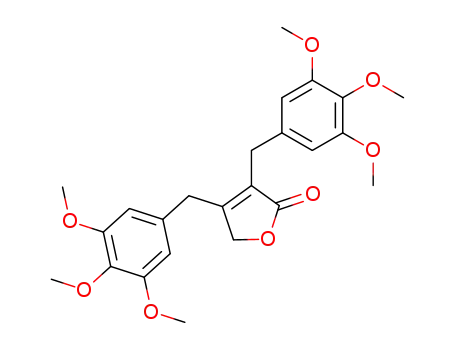 3,4-Bis-(3,4,5-trimethoxy-benzyl)-5H-furan-2-one