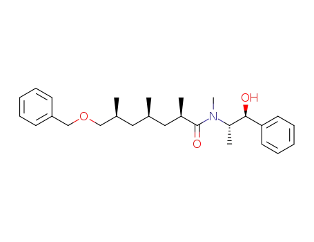 (2R,4R,6S)-7-Benzyloxy-2,4,6-trimethyl-heptanoic acid ((1S,2S)-2-hydroxy-1-methyl-2-phenyl-ethyl)-methyl-amide