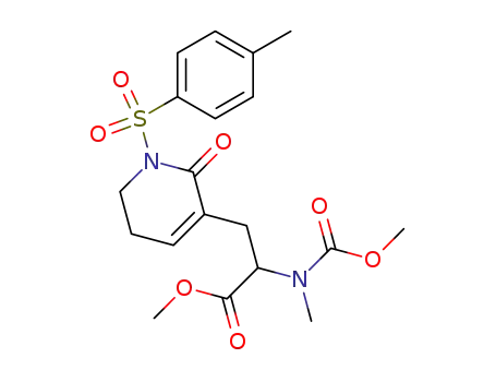3-<2-(Methoxycarbonyl)-2-<N-(methoxycarbonyl)-N-methylamino>ethyl>-2-(p-toluenesulfonyl)-5,6-dihydro-2(1H)-pyridinone