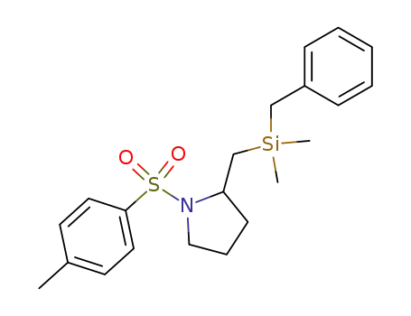2-(benzyldimethylsilyl)methyl-1-p-toluenesulfonylpyrrolidine