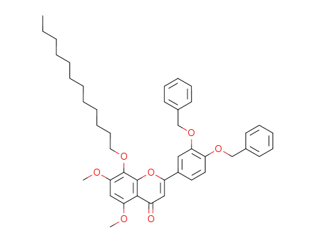 3',4'-bis(benzyloxy)-8-(dodecyloxy)-5,7-dimethoxyflavone