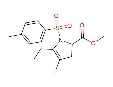 methyl 5-ethyl-4-iodo-1-(4-tolylsulfonyl)-2,3-dihydropyrrole-2-carboxylate