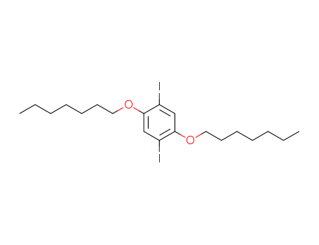 1,4-DIIODO-2,5-BIS(HEPTYLOXY)BENZENECAS