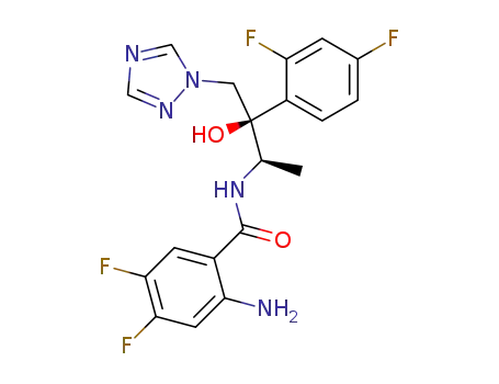 2-Amino-N-[(1R,2R)-2-(2,4-difluoro-phenyl)-2-hydroxy-1-methyl-3-[1,2,4]triazol-1-yl-propyl]-4,5-difluoro-benzamide