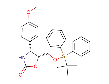 (4R,5R)-5-(tert-butyldiphenylsilyloxymethyl)-4-(4-methoxyphenyl)oxazolidin-2-one