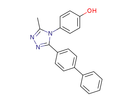 5-(4-biphenyl)-4-(4-hydroxyphenyl)-3-methyl-1,2,4-triazole