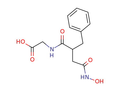 (3-(N-HYDROXY)CARBOXAMIDO-2-BENZYLPROPANOYL)GLYCINECAS