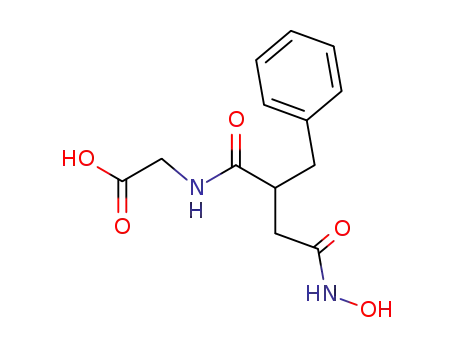 Molecular Structure of 92175-56-9 ((3-(N-hydroxy)carboxamido-2-benzylpropanoyl)glycine)