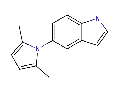 5-(2,5-DIMETHYLPYRROL-1-YL)-인돌