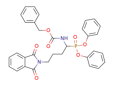 diphenyl benzyloxycarbonylamino-(3-phthalimidopropyl)methanephosphonate