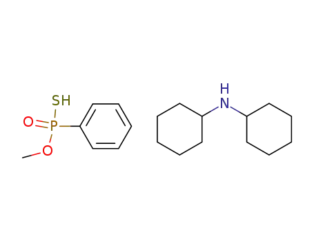 O-Methyl hydrogen phenylphosphonothioate dicyclohexylammonium salt