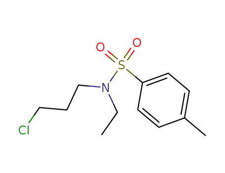 Molecular Structure of 113812-28-5 (Benzenesulfonamide, N-(3-chloropropyl)-N-ethyl-4-methyl-)