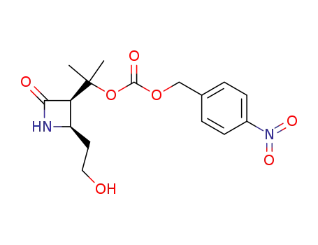 (3R,4R)-4-(2-hydroxyethyl)-3-[1-methyl-1-(4-nitrobenzyloxycarbonyloxy)ethyl]azetidin-2-one
