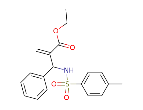 Molecular Structure of 94771-83-2 (Benzenepropanoic acid,
a-methylene-b-[[(4-methylphenyl)sulfonyl]amino]-, ethyl ester)