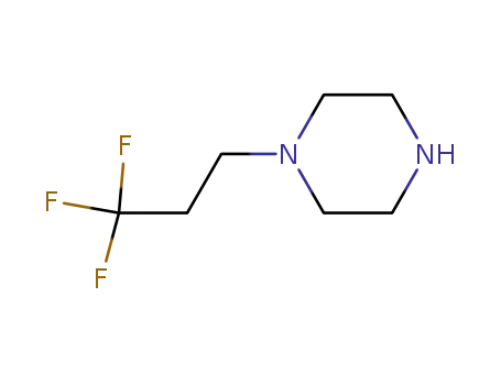 Molecular Structure of 399580-61-1 (Piperazine, 1-(3,3,3-trifluoropropyl)- (9CI))