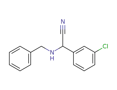 Benzylamino-(3-chloro-phenyl)-acetonitrile