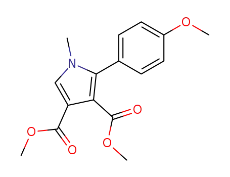 dimethyl 1-methyl-2-(4-methoxyphenyl)pyrrole-3,4-dicarboxylate