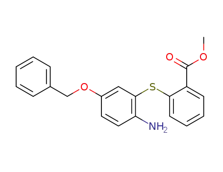 4- 벤질 옥시 -2- (2 카보 메 톡시) 티오 페닐 아닐린