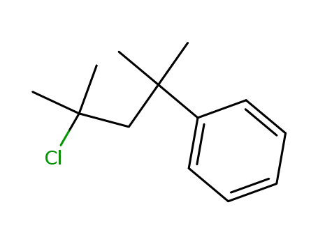 Molecular Structure of 84803-23-6 ((3-chloro-1,1,3-trimethylbutyl)benzene)