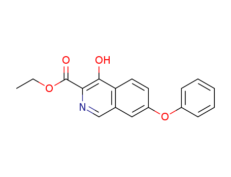 ethyl 4-hydroxy-7-phenoxyisoquinoline-3-carboxylate Cas no.808116-52-1 98%