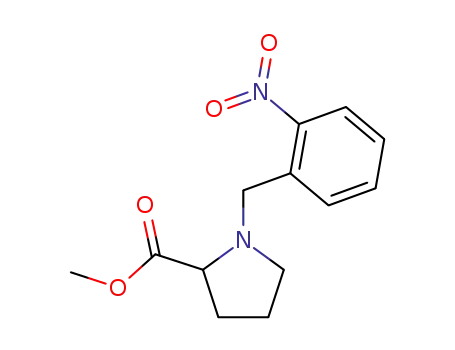 methyl 1-(2-nitrophenylmethyl)pyrrolidine-2-carboxylate