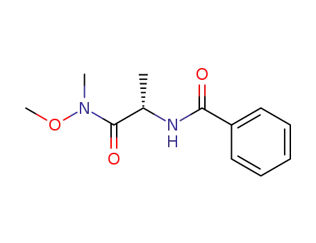 <i>N</i>-[1-(methoxy-methyl-carbamoyl)-ethyl]-benzamide