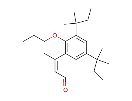 2-Butenal, 3-[3,5-bis(1,1-dimethylpropyl)-2-propoxyphenyl]-, (2Z)-