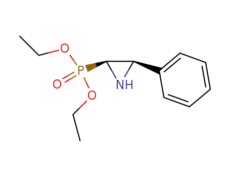 (3beta-Phenylaziridine-2beta-yl)phosphonic acid diethyl ester